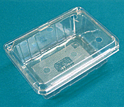 strawberry, cherry tomato container